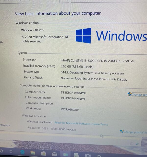 HP EliteBook 840 G3| 6th Gen| Core i5 Laptop | 8GB RAM | 256GB SSD| Slim Buisness Laptop