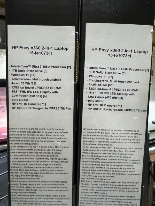 WhatsApp Image 2026-06-22 at 1.04.47 PM HP Envy x360 15-fe1073cl - Intel Core Ultra 7 155U, 32GB RAM, 1TB SSD, Touch