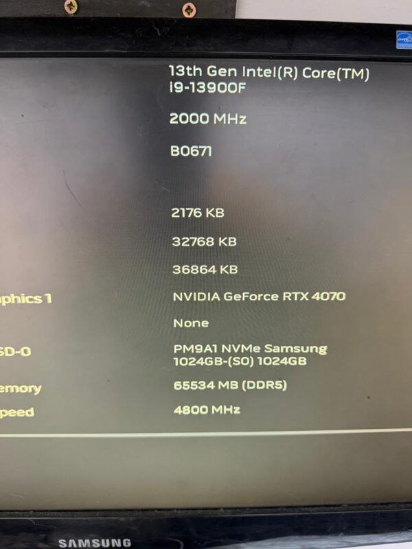 Alienware Aurora R15s Special Edition Gaming Desktop – Intel Core i9-13900F | RTX 4070 12GB | 64GB DDR5 | 1TB NVMe SSD (Like New)